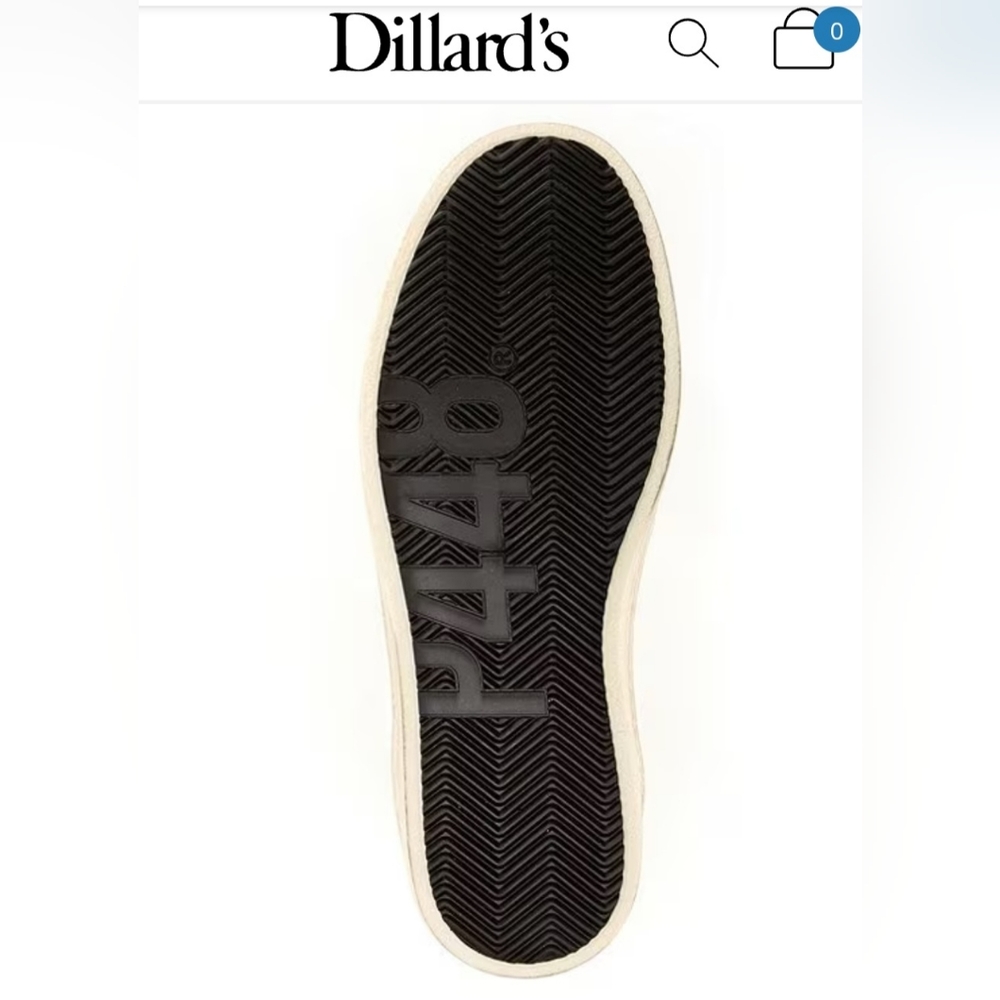 NWOT-❤️-P448-Ladies John Peakary Leather Sneakers-Sold at Dillards - Picture 7 of 16